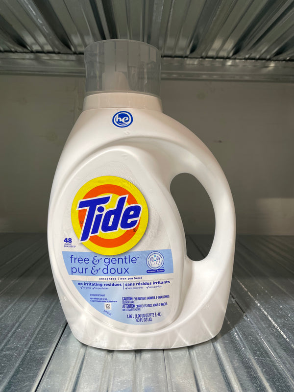 Tide Free & Gentle HE Liquid (1.86L)