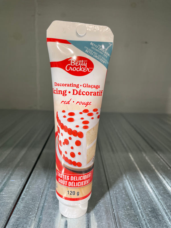 Betty Crocker Cake Decorating Icing, Red (120g)