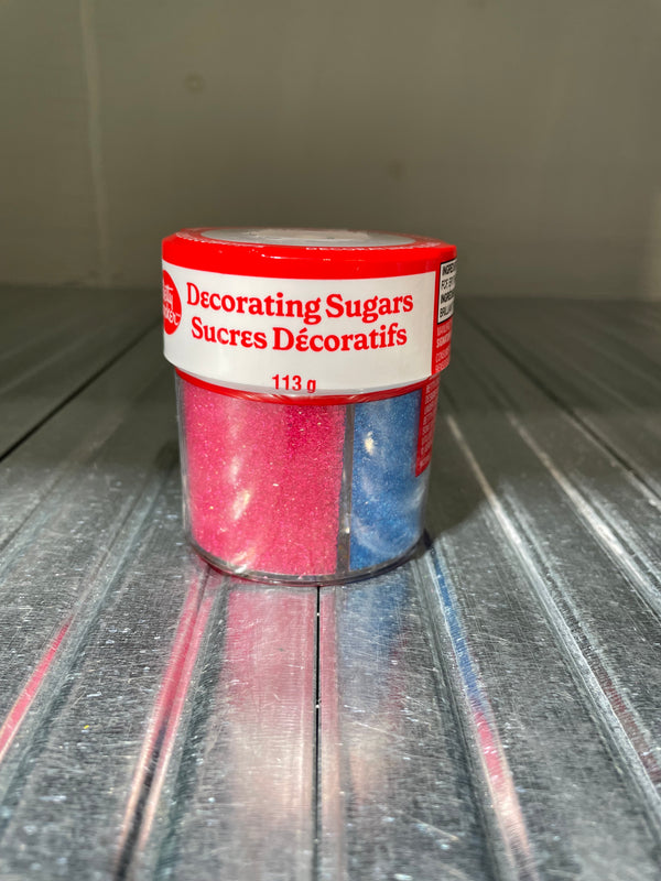 Betty Crocker Cake Decorating Sugars, Blue/Pink/Purple/Yellow (92g)