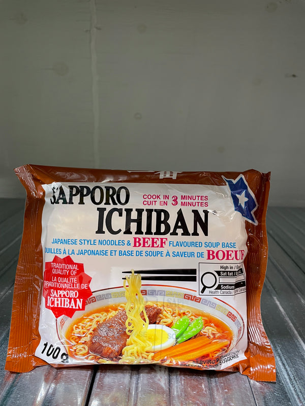 Sapporo Ichiban Noodles Packet, Beef