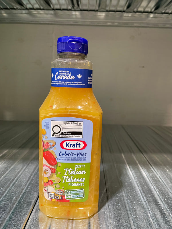 Kraft Calorie-Wise Zesty Italian Dressing (425mL)