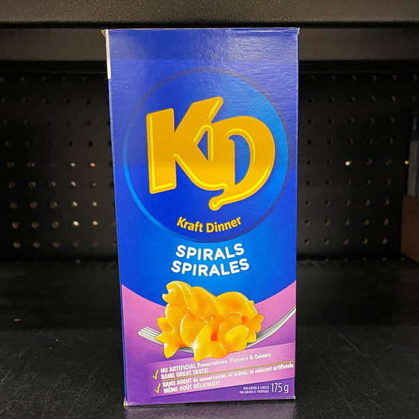 Kraft Dinner Spirals Macaroni & Cheese (175g)