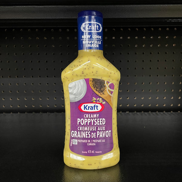 Kraft Creamy Poppyseed Dressing (425mL)