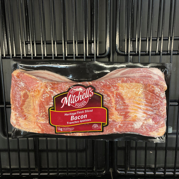Mitchell's Heritage Bacon, Thick Sliced (1kg)