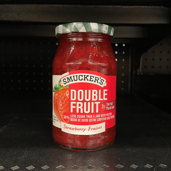 Smucker's Double Fruit Strawberry Fruit Spread (390mL)