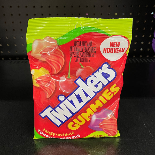 Twizzlers Gummies, Tangy Tongue Twisters (182g)
