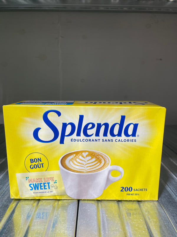 Splenda No Calorie Sweetener, 200 Packets (200g)
