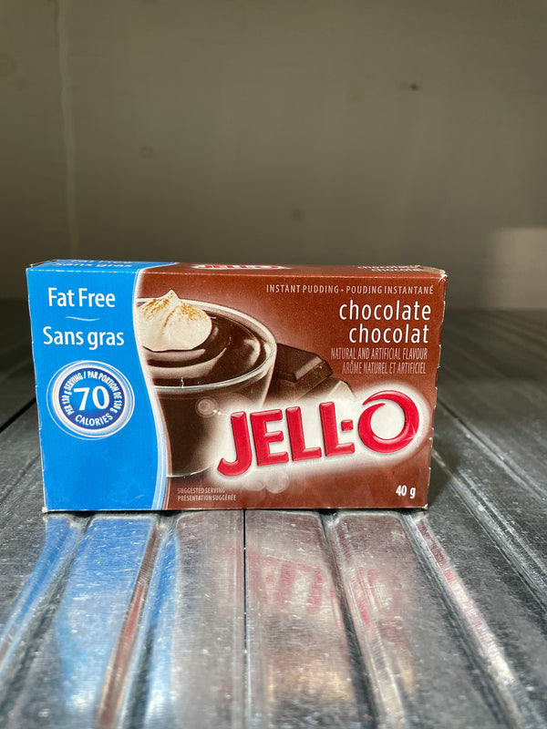 Jell-O Fat-Free Chocolate Instant Pudding Mix (40g)