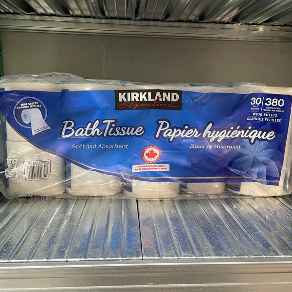 Kirkland Toilet Paper / Bath Tissue , 30 Rolls