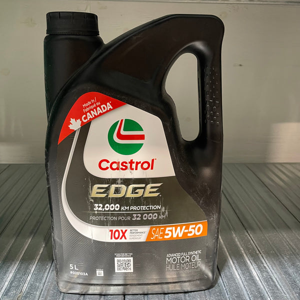 Castrol EDGE 5W-50 Synthetic Motor Oil (5L)