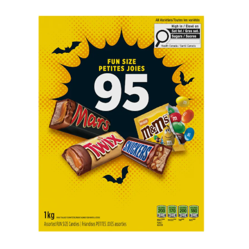 Mars 95 Pack - Mars, Twix, Snickers, m&ms