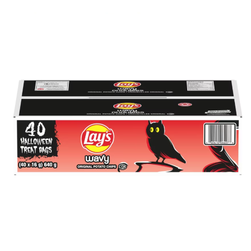 Lay's Wavy Original Potato Chips, 40x16