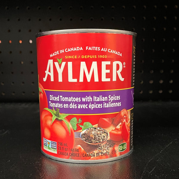 Aylmer Diced Tomatoes With Italian Spices (796mL)