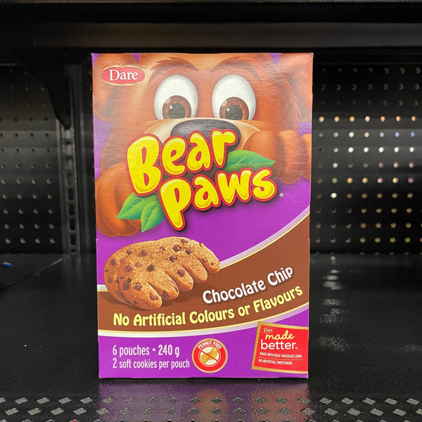 Bear Paws Chocolate Chip (240g)