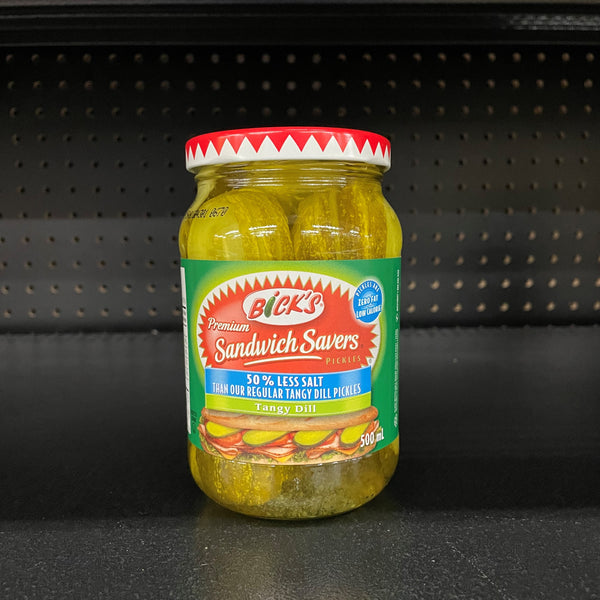 Bick's Extra Garlic Sandwich Savers Pickles (500 mL)
