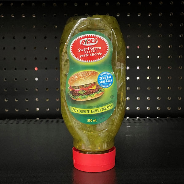 Bick's Sweet Green Relish Squeeze Bottle (500mL)