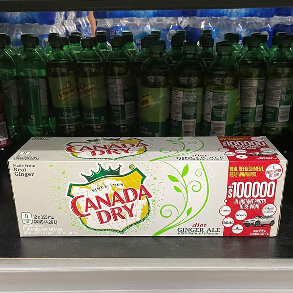 Canada Dry Diet Ginger Ale 12 Pack (12x355 mL)