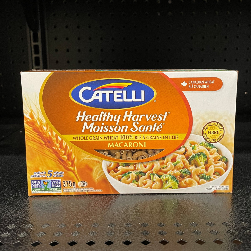 Catelli Healthy Harvest Macaroni 100% Whole Grain Wheat (375g)