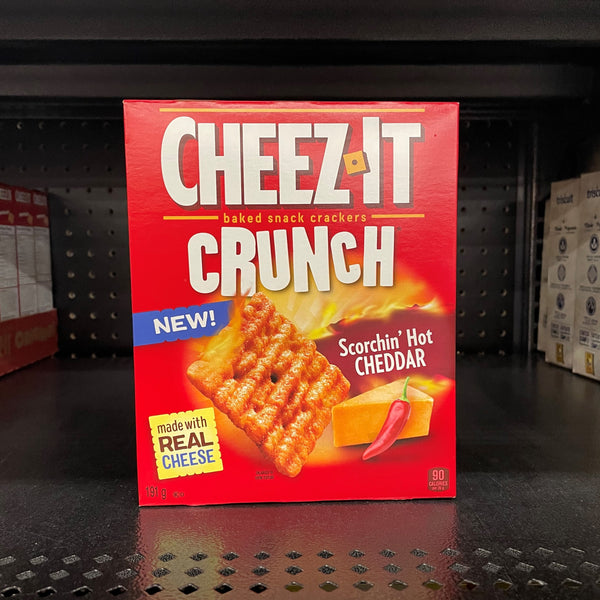 Cheez-It Crunch Scorchin' Hot Cheddar Snack Crackers (191g)