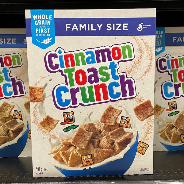 Cinnamon Toast Crunch FAMILY SIZE Cereal (591g)