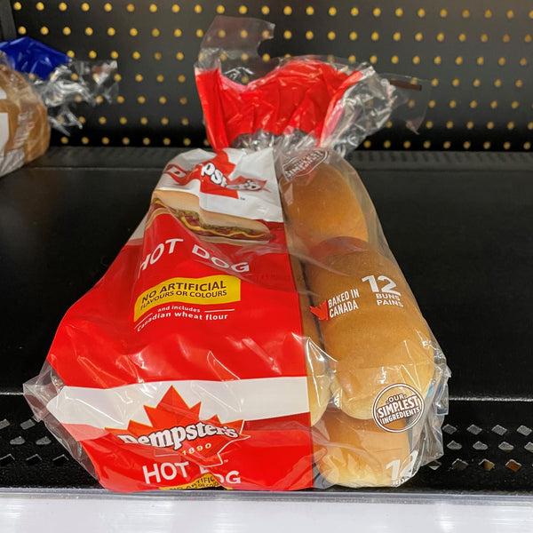 Dempster's Hot Dog Buns, 12-Pack
