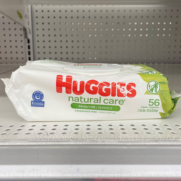 Huggies Natural Care Baby Wipes, 56 Count