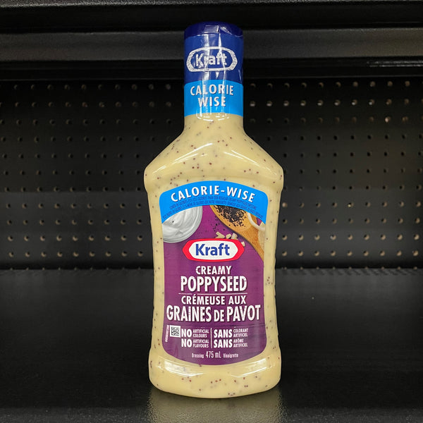 Kraft Calorie-Wise Creamy Poppyseed Dressing (425mL)
