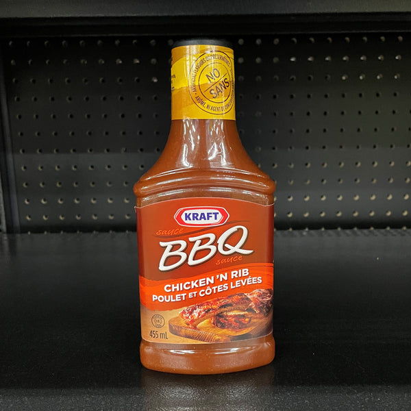 Kraft BBQ Sauce, Chicken & Rib 455 mL