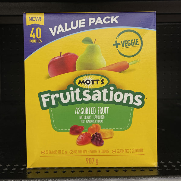 Mott's Fruitsations VALUE PACK Assorted Fruit (907g)