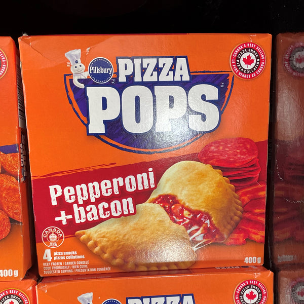 Pizza Pops 4-Pack, Pepperoni + Bacon (380g)