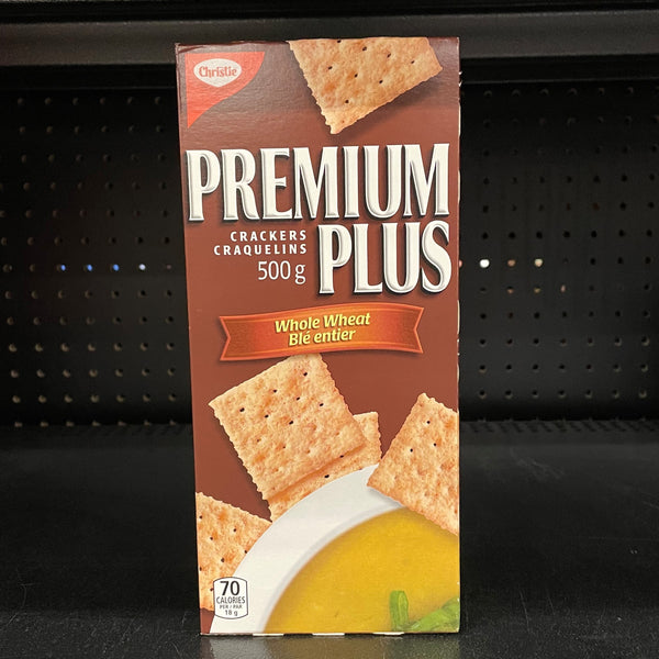 Premium Plus Whole Wheat Crackers (481g)