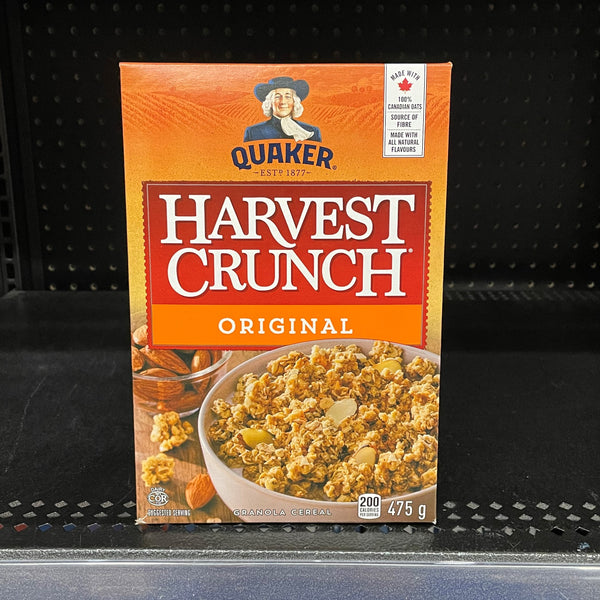 Quaker Harvest Crunch Original Granola Cereal (475g)