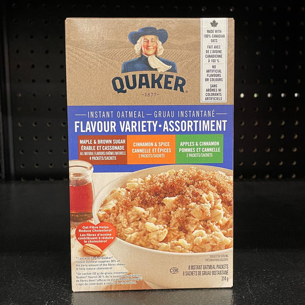 Quaker Instant Oatmeal Variety Pack (314g)