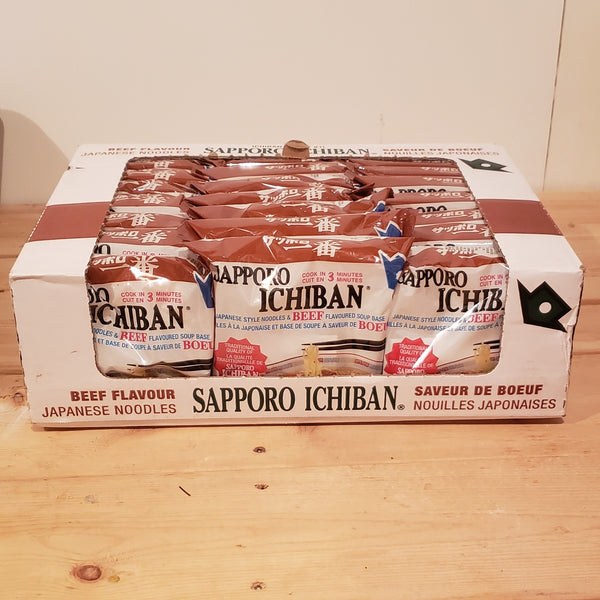 Sapporo Beef Ichiban Noodles, Case of 24