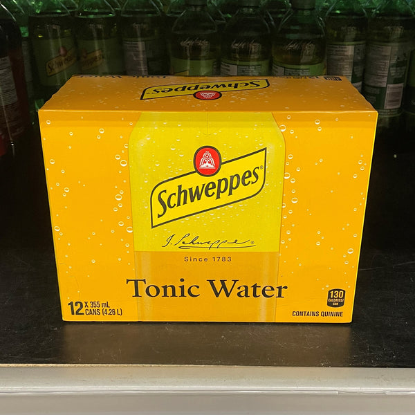 Schweppes Tonic Water 12 Pack (12x355 mL)