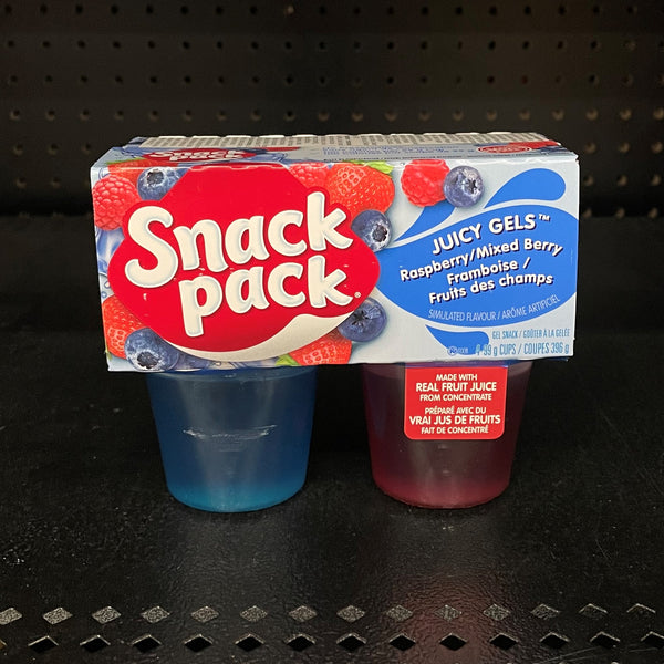 Snack Pack Raspberry/Mixed Berry Juicy Gels (396g)