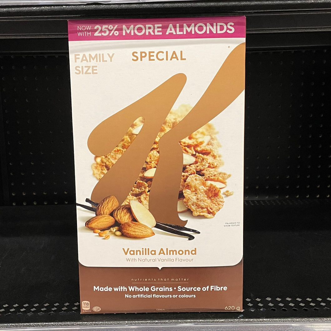 Special K Vanilla Almond FAMILY SIZE Cereal (620g)