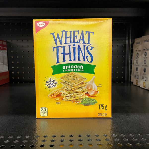 Wheat Thins Spinach & Roasted Garlic (175g)